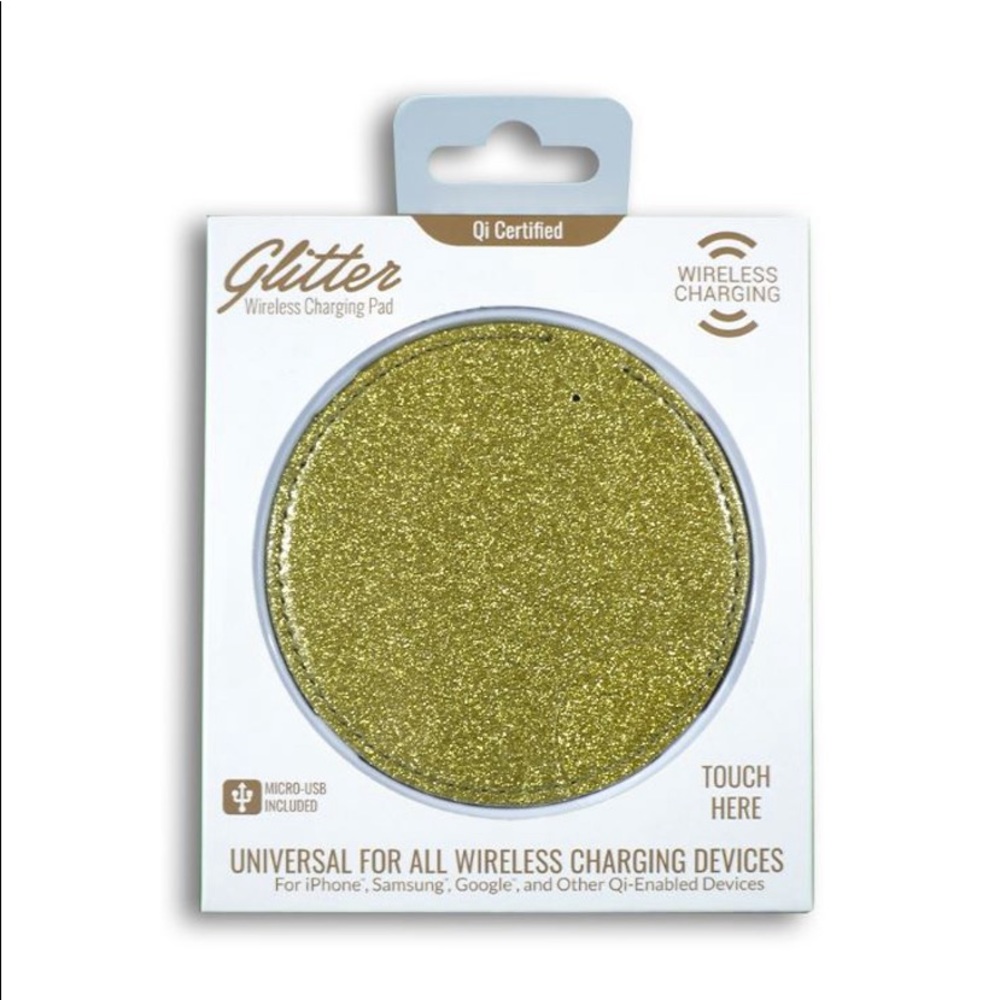 5W Wireless Charging Pad,Golden,New